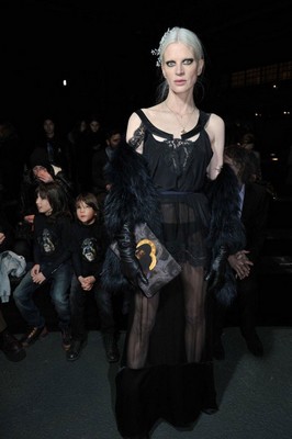 Celebrities at Givenchy by Riccardo Tisci show